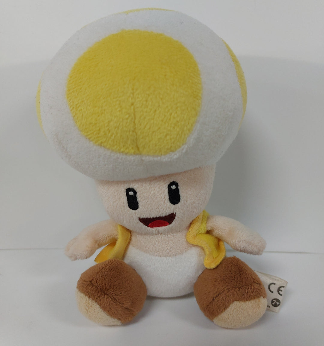 Yellow Toad 8" Super Mario Bros Little Buddy Used Plush No Tags XP71526
