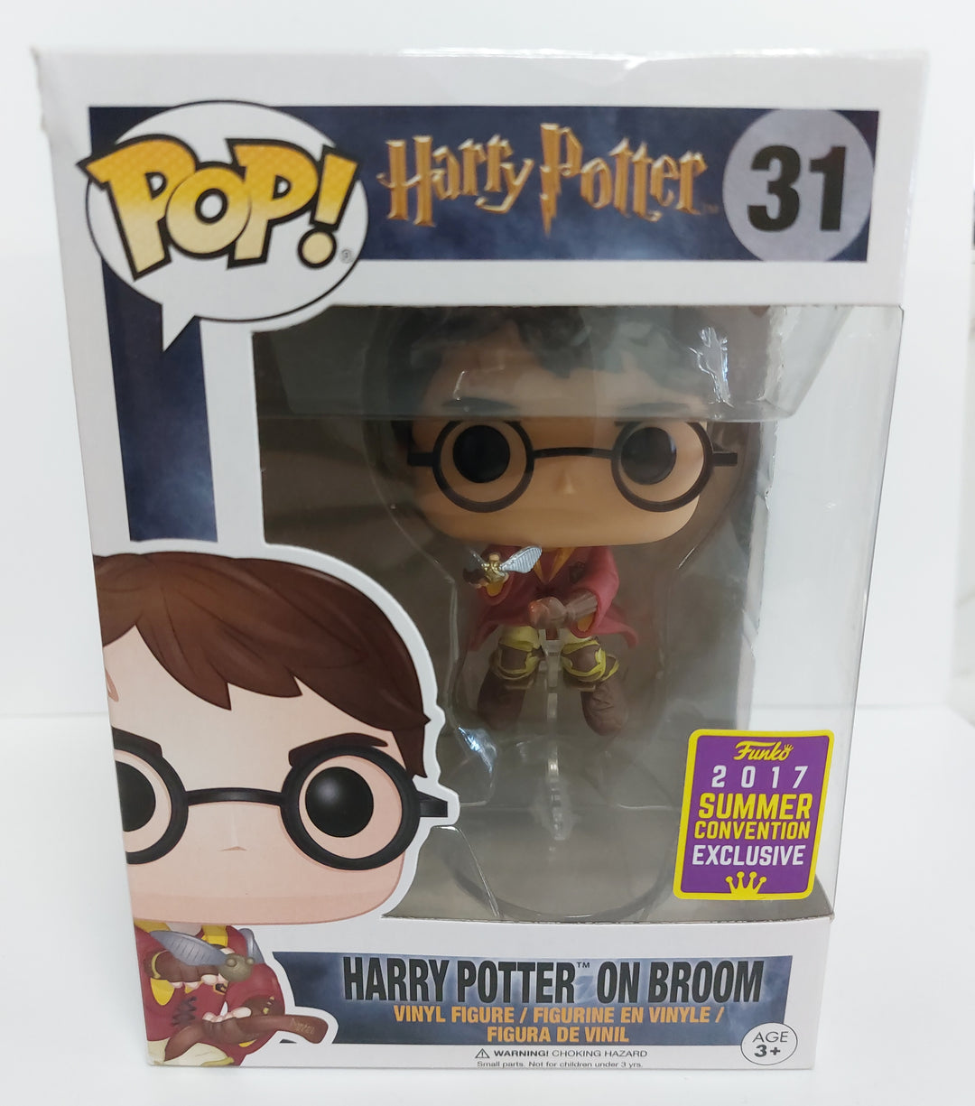 Funko Pop! Harry Potter On Broom 2017 Summer Convention Exclusive #31 FP72026