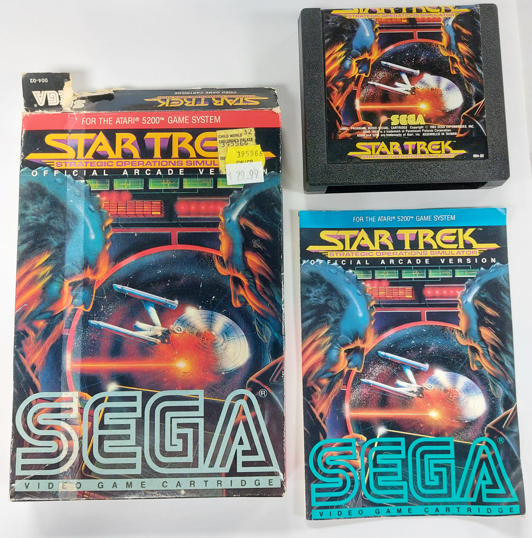 Star Trek: Strategic Operations Simulator - Atari 5200 AT8326
