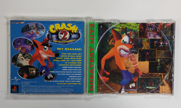 Crash Bandicoot (Greatest Hits) CASE AND MANUAL ONLY - PS1 CO81726