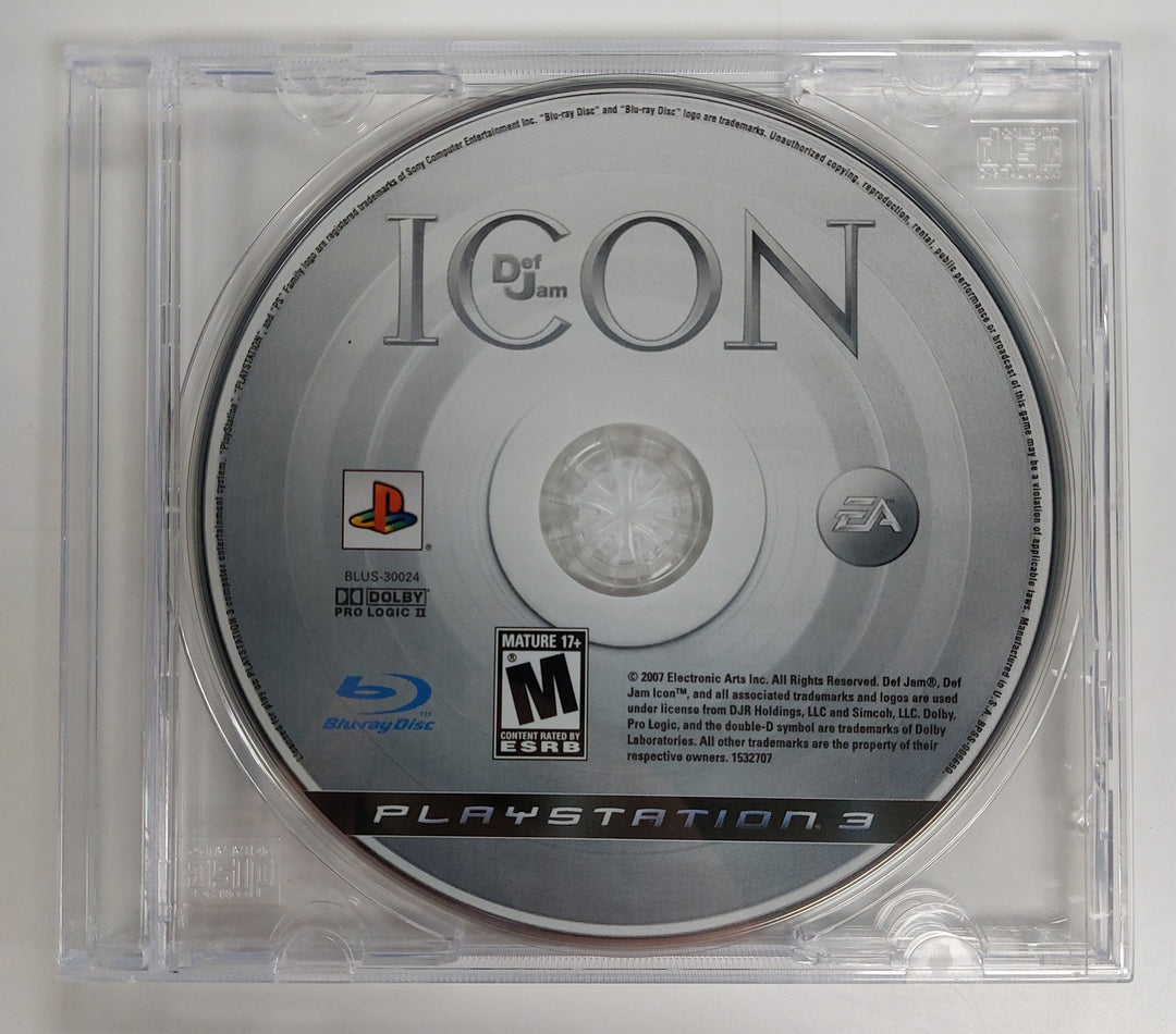 Def Jam Icon - PS3 DISC ONLY DI81726