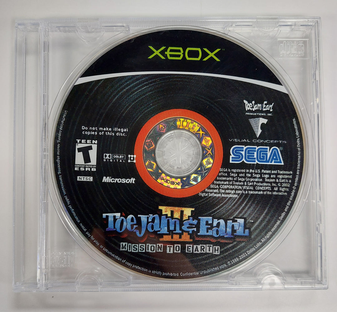 ToeJam and Earl 3 - Original Xbox DISC ONLY DI81726