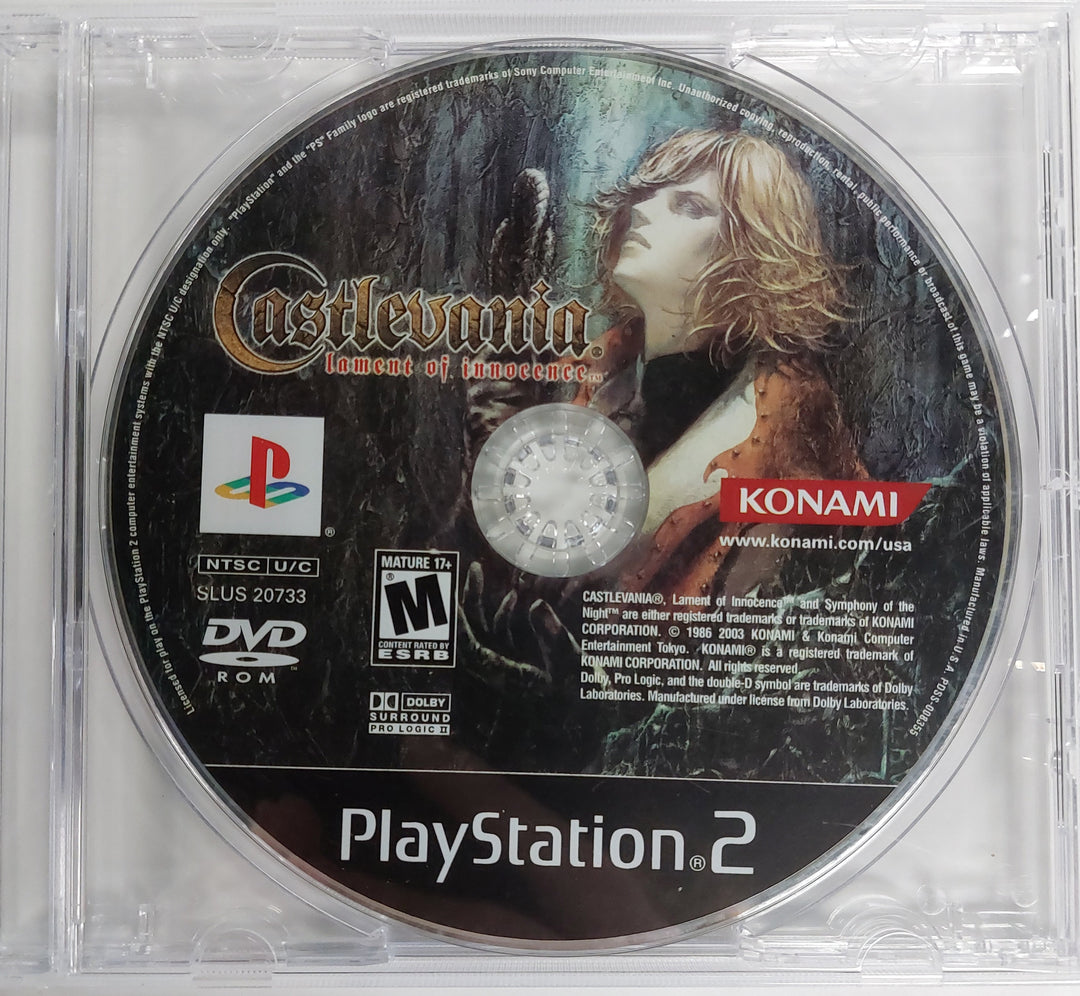 Castlevania Lament Of Innocence - PS2 DISC ONLY DI81826