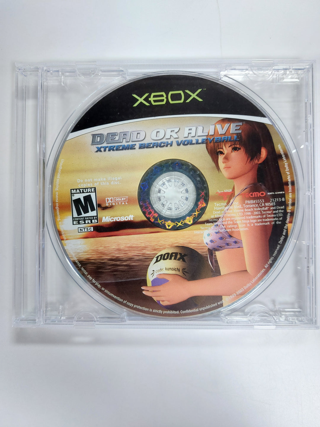 Dead Or Alive Xtreme Beach Volleyball - Original Xbox DISC ONLY DI81826