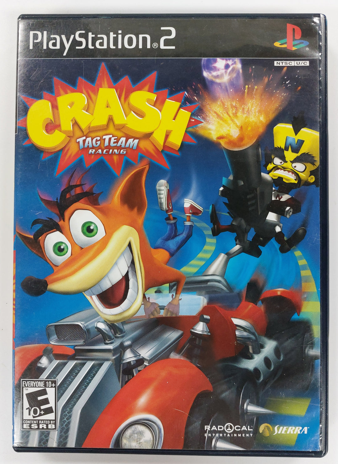 Crash Tag Team Racing - PS2 CASE AND MANUAL ONLY CO81926