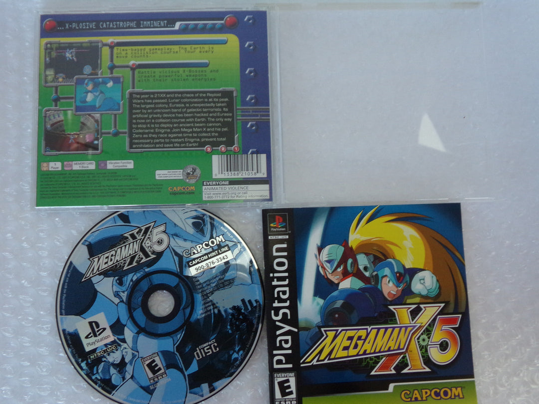 Mega Man X5 Playstation PS1 Used