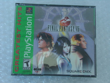 Final Fantasy VIII (8) Playstation  PS1 Greatest Hits Label Used