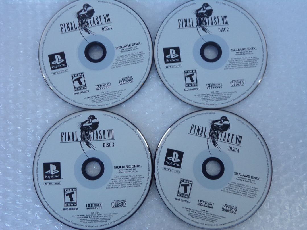 Final Fantasy VIII (8) Playstation  PS1 Greatest Hits Label Used