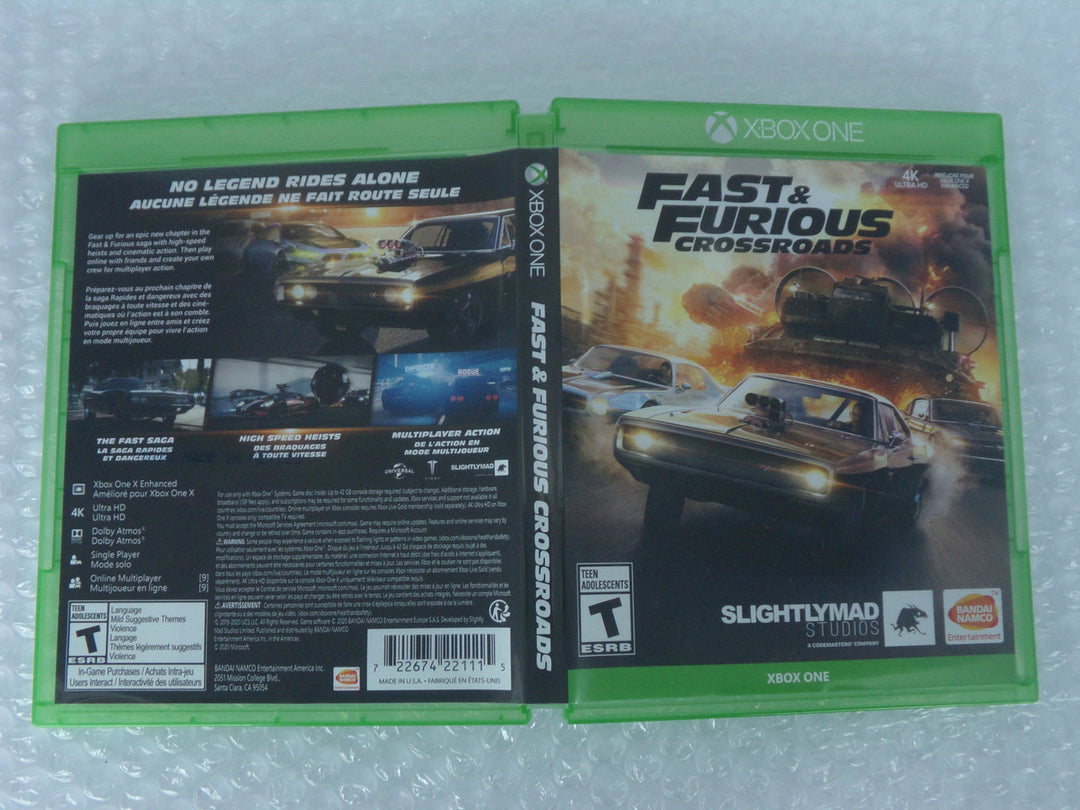 Fast & Furious Crossroads Xbox One Used