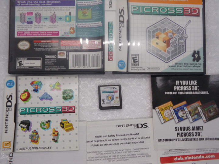 Picross 3D Nintendo DS Used