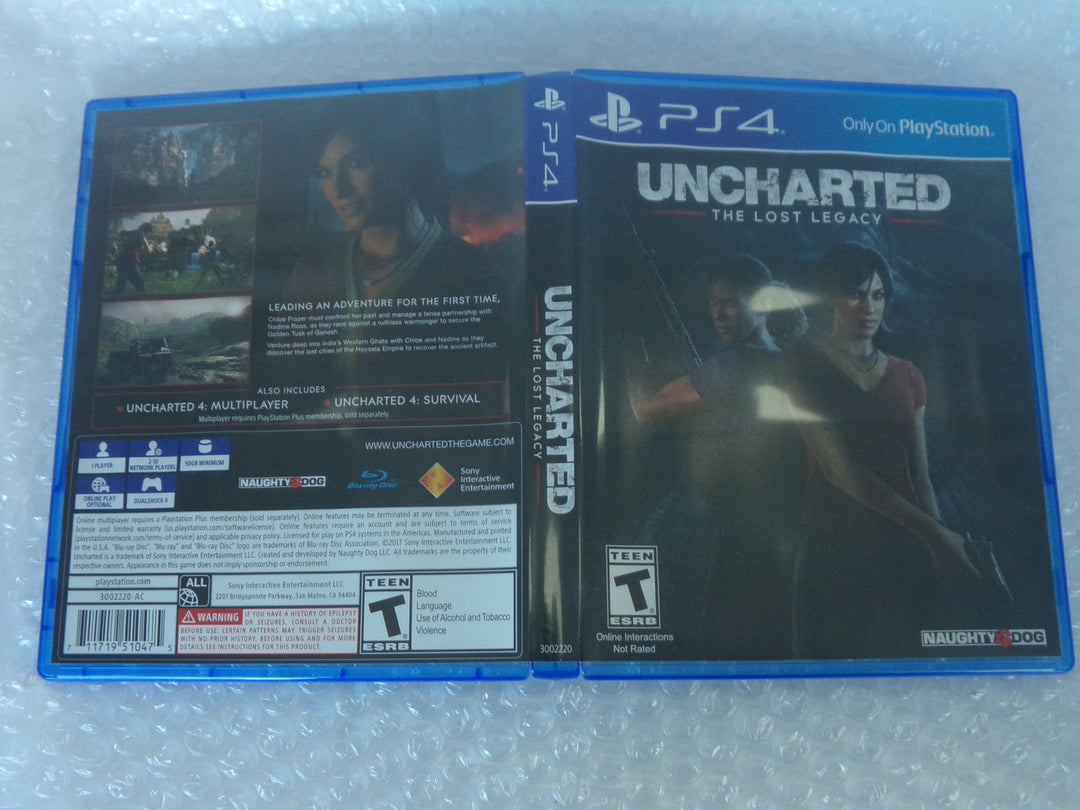 Uncharted: The Lost Legacy Playstation 4 PS4 Used