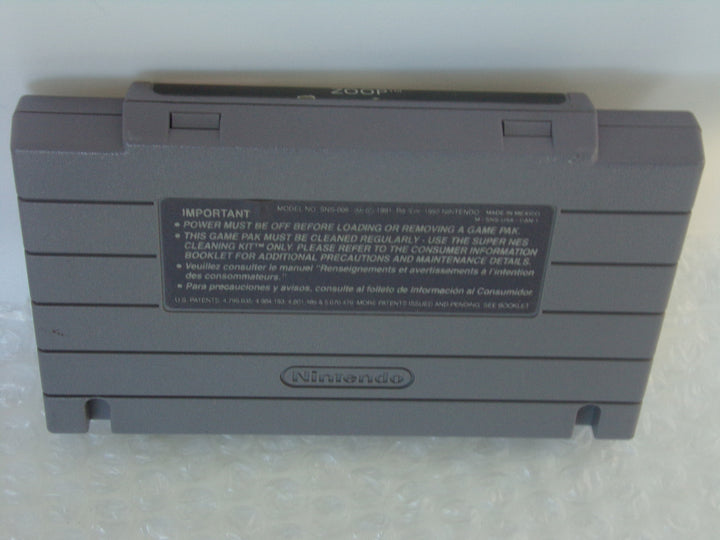 Zoop Super Nintendo SNES Used
