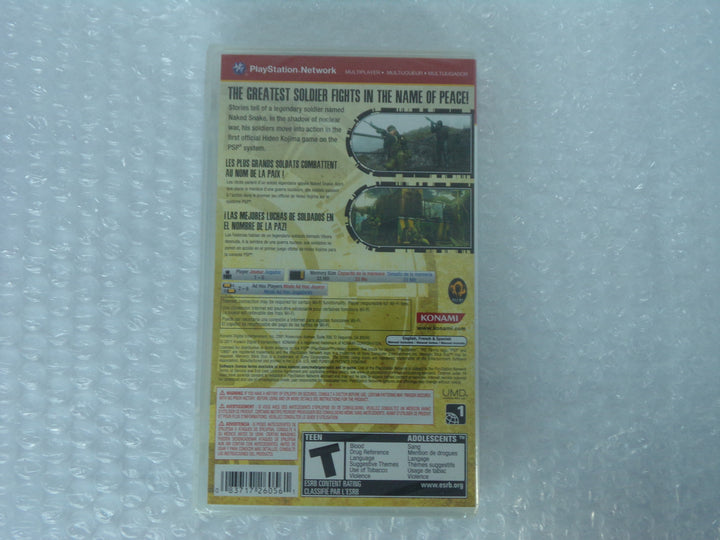 Metal Gear Solid: Peace Walker Playstation Portable PSP NEW