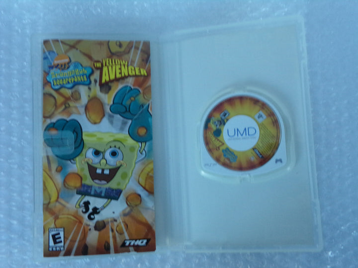 Spongebob Squarepants: The Yellow Avenger  Playstation Portable PSP Used