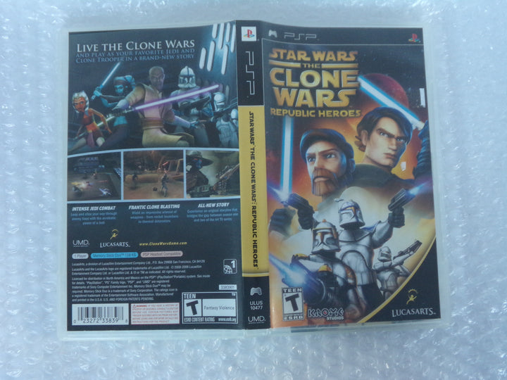 Star Wars The Clone Wars: Republic Heroes  Playstation Portable PSP Used