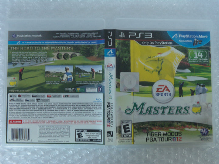 Tiger Woods PGA Tour 12: Masters Playstation 3 PS3 Used