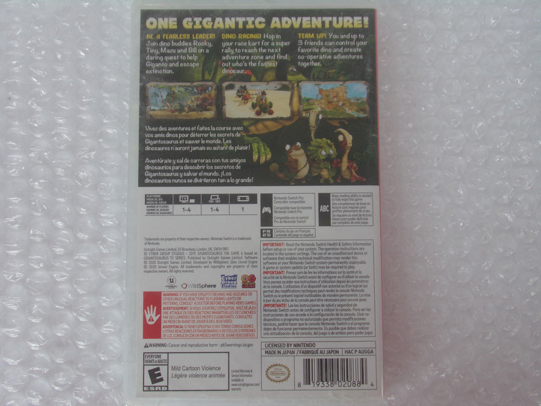 BRAND NEW Gigantosaurus: The Game Nintendo Switch