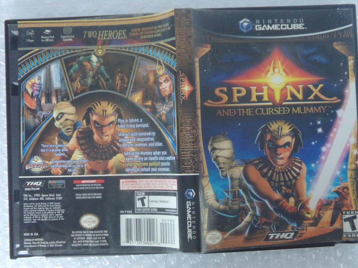 Sphinx and the Cursed Mummy Nintendo Gamecube Used