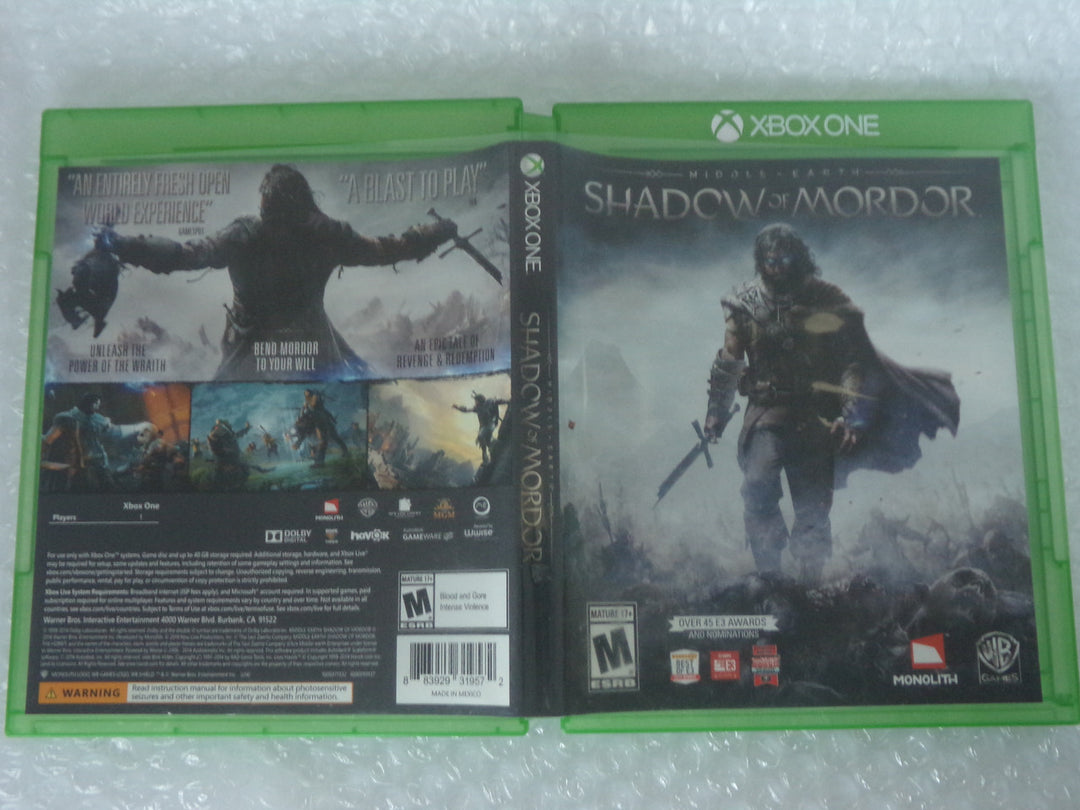 Middle Earth: Shadow of Mordor for Xbox One Used