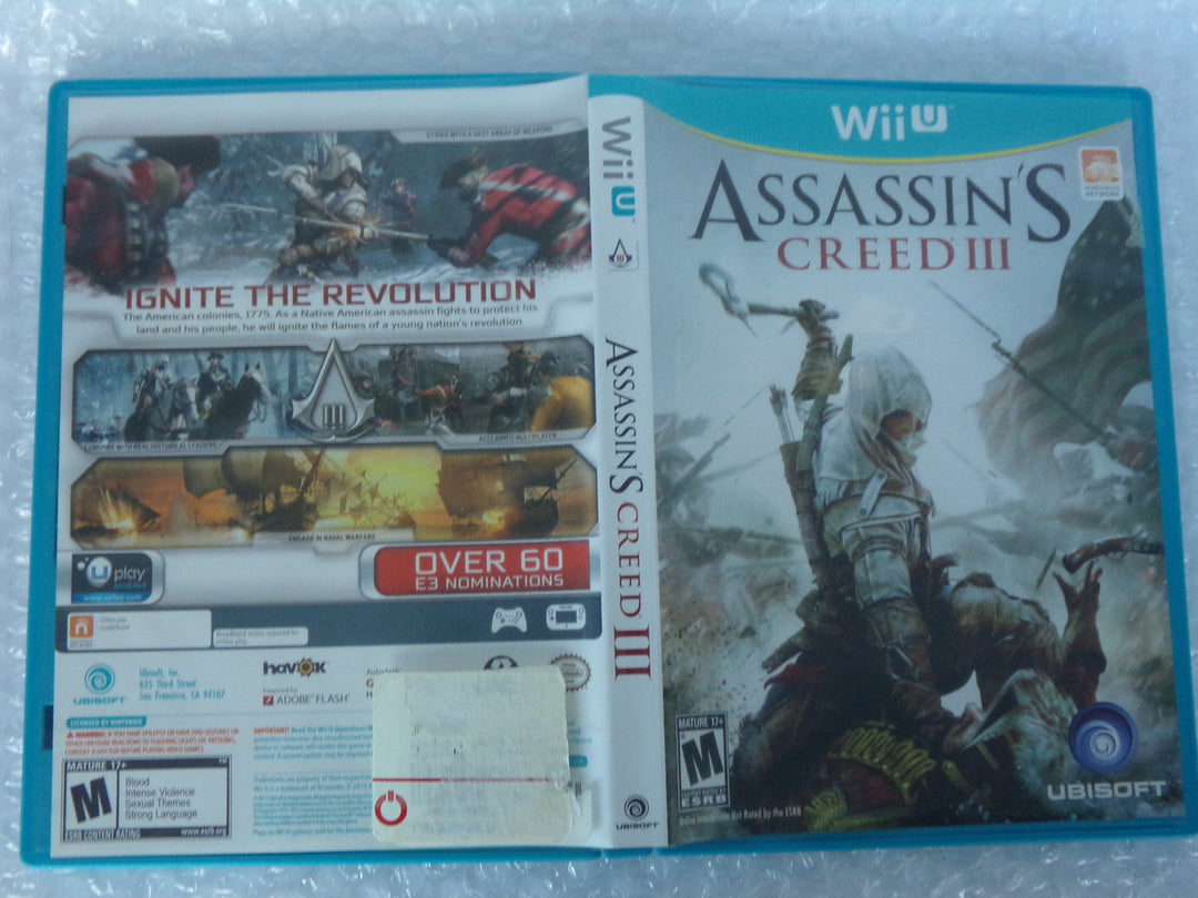 Assassin's Creed III Wii U Used