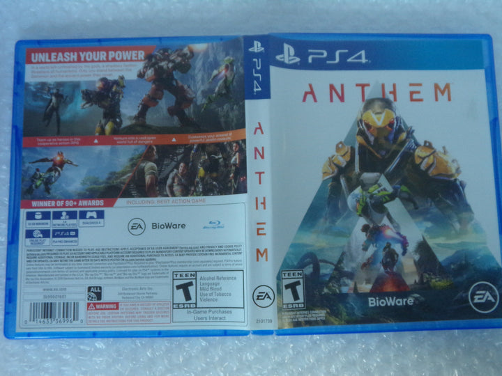 Anthem for PS4 Playstation 4 Used