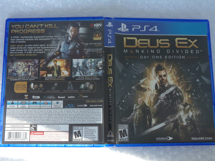 Deus Ex: Mankind Divided Playstation 4 PS4 Used