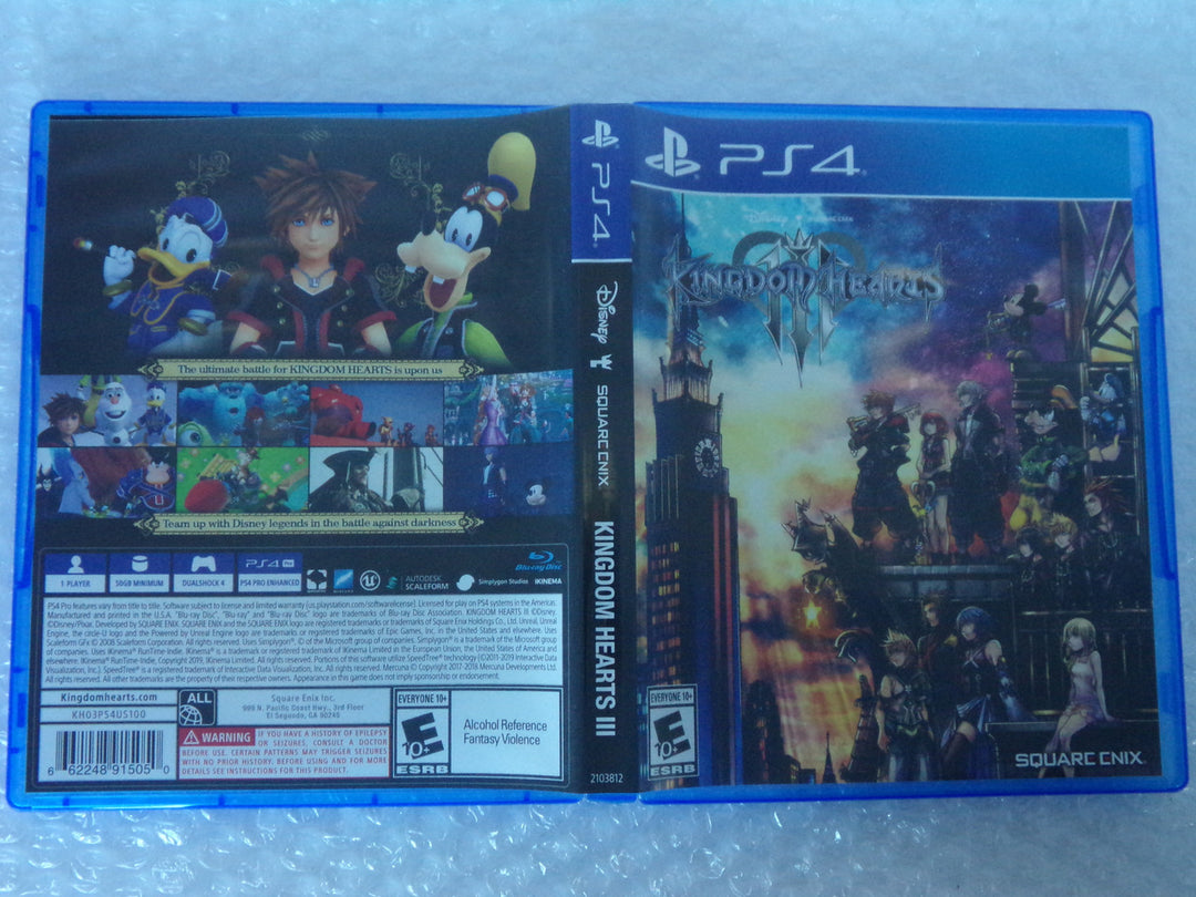 Kingdom Hearts III Playstation 4 PS4 Used