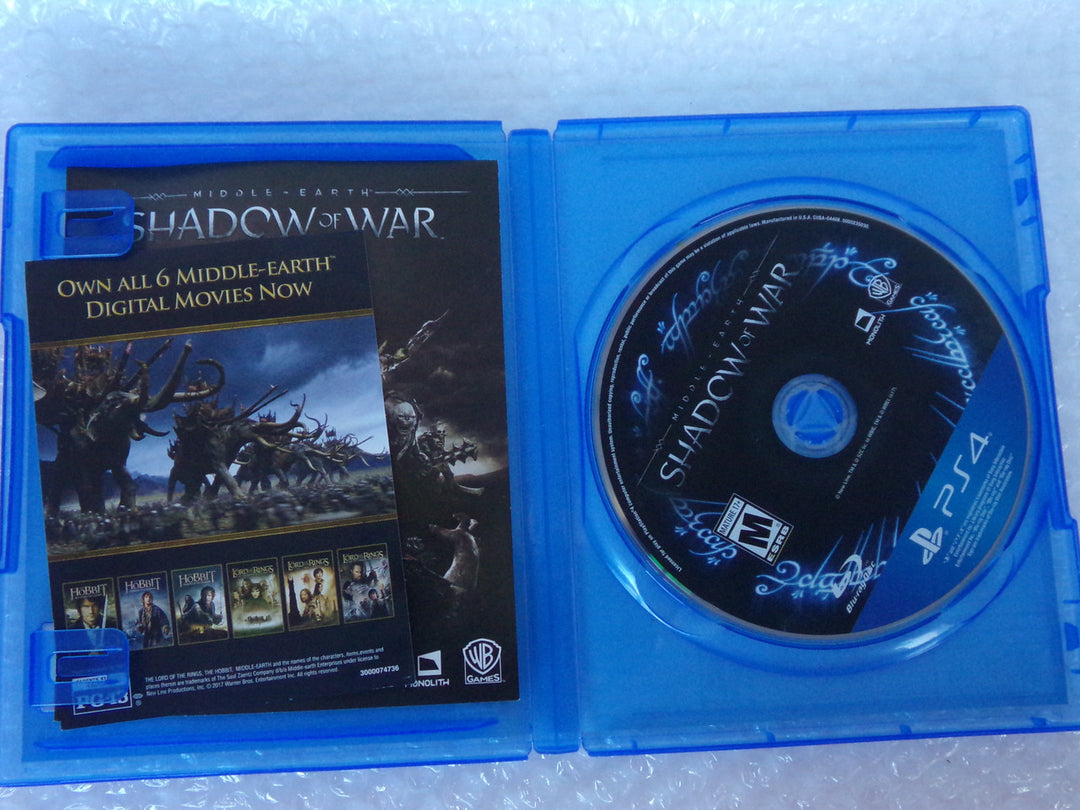 Middle-Earth: Shadow of War Playstation 4 PS4 Used