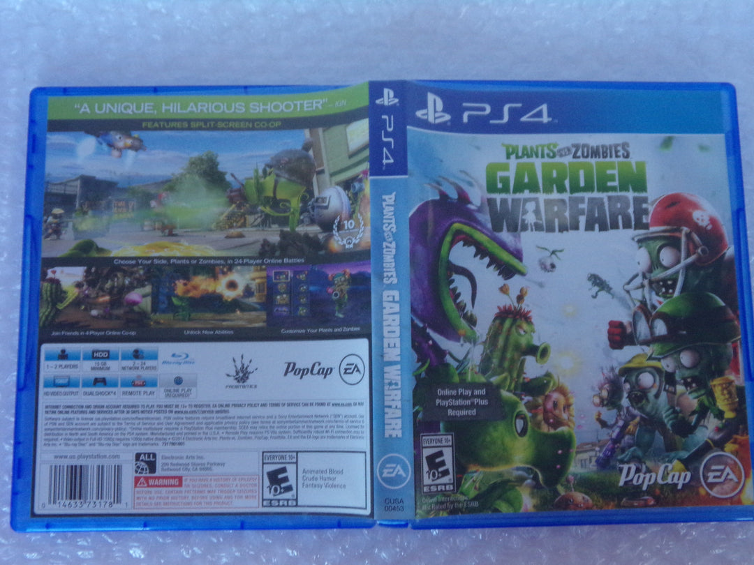 Plants Vs. Zombies Garden Warfare Playstation 4 PS4 Used