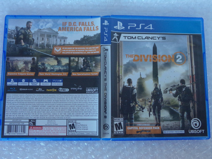 The Division 2 Playstation 4 PS4 Used