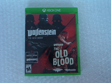 Wolfenstein the New Order & Wolfenstein the Old Blood Combo Pack Xbox One Used