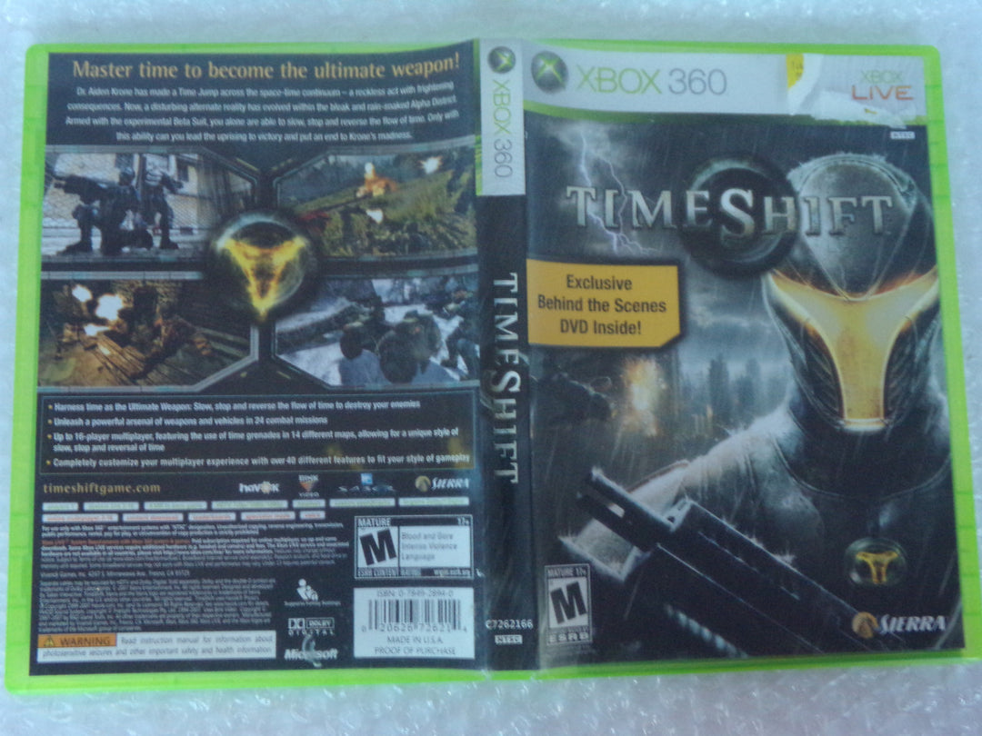 Timeshift Xbox 360 Used