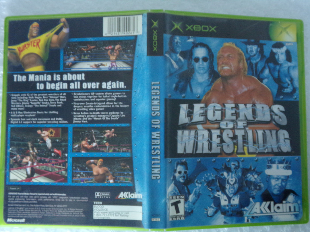 Legends of Wrestling Original Xbox Used