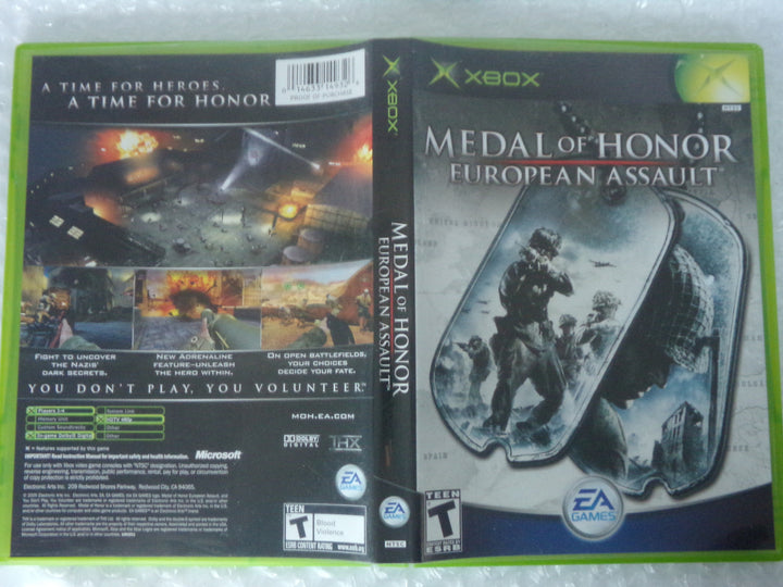 Medal of Honor: European Assault Original Xbox Used