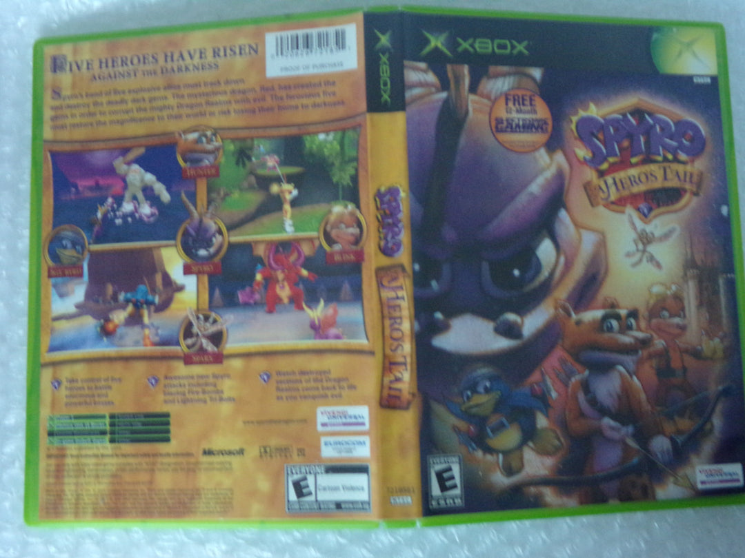 Spyro: A Hero's Tail Original Xbox Used