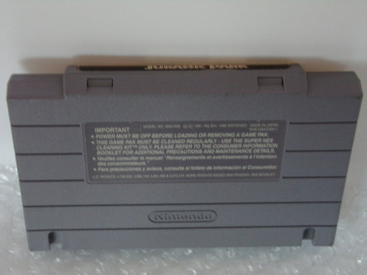 Jurassic Park Super Nintendo SNES Used