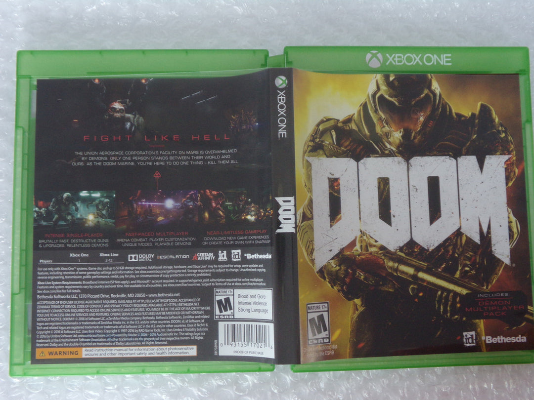 Doom Xbox One Used