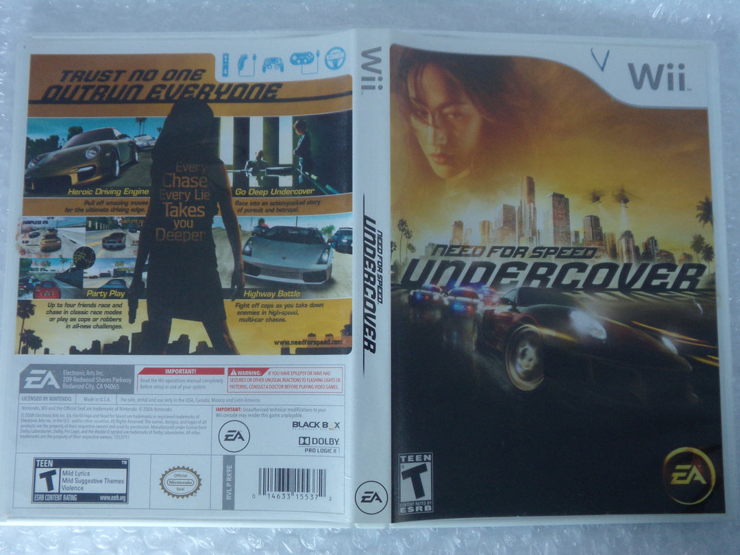 Need For Speed: Undercover Wii Used