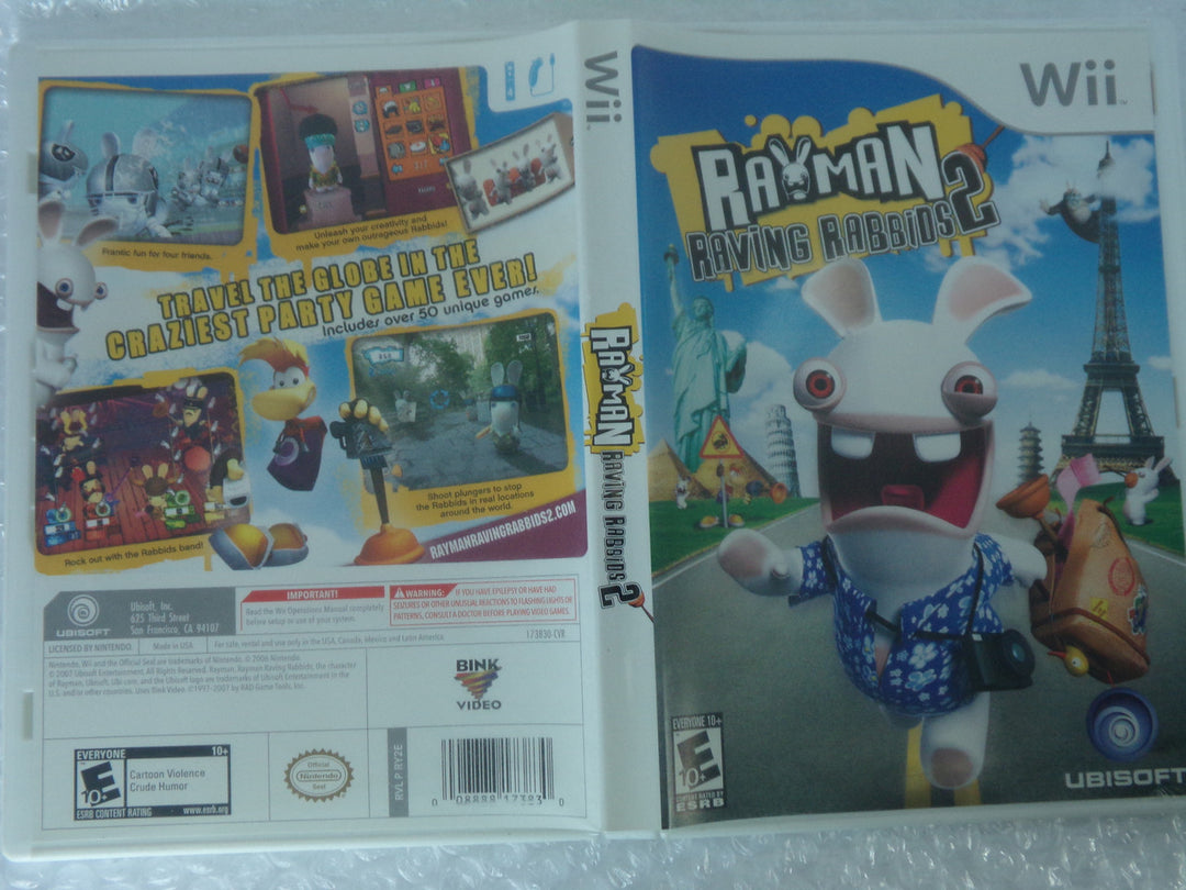 Rayman: Raving Rabbids 2 Wii Used