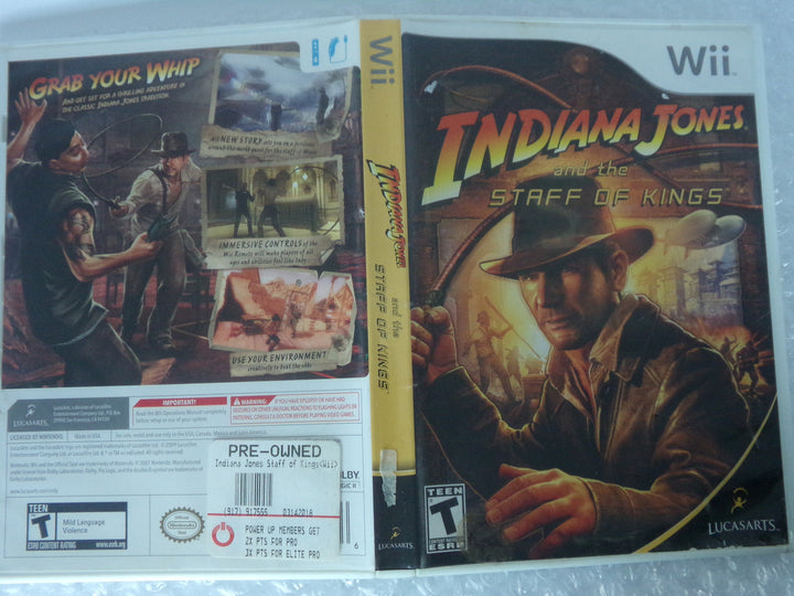 Indiana Jones And The Staff of Kings Wii Used