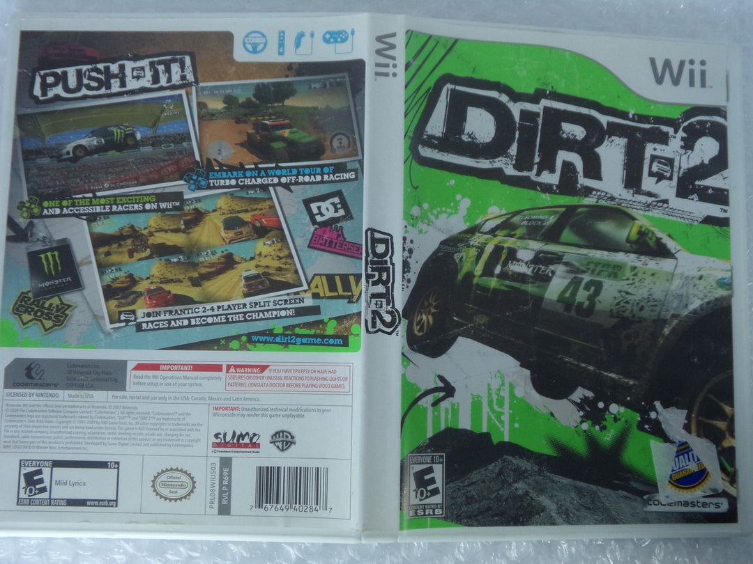 Dirt 2 Wii Used