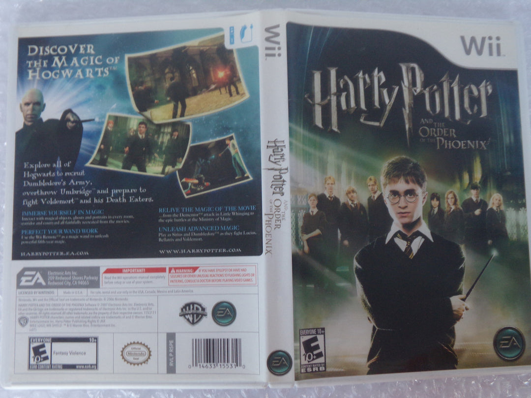 Harry Potter and the Order of the Phoenix Wii Used