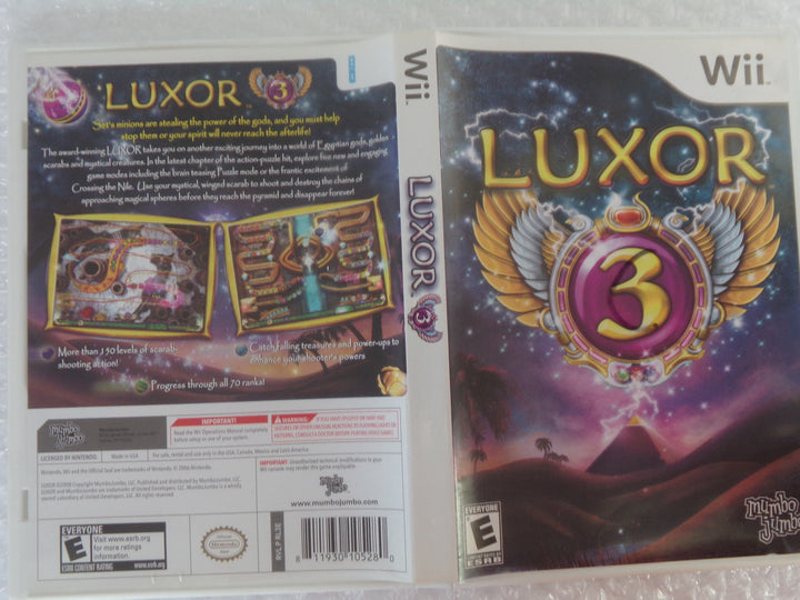 Luxor 3 Wii Used