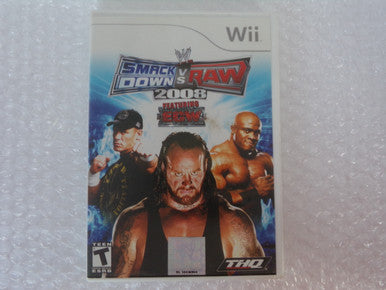 WWE Smackdown Vs. Raw 2008 Wii Used