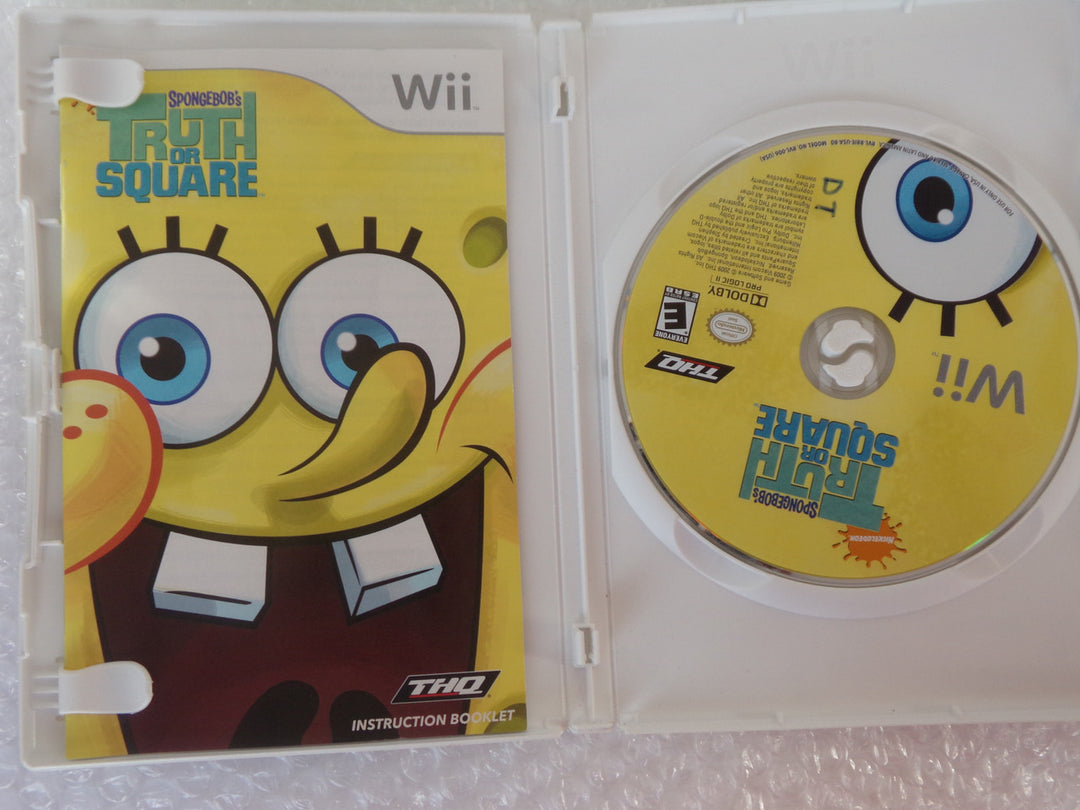 Spongebob Squarepants Truth or Square Wii Used