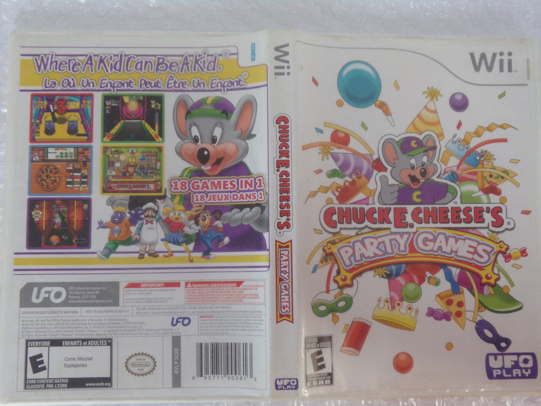 Chuck E. Cheese's Party Games Wii Used