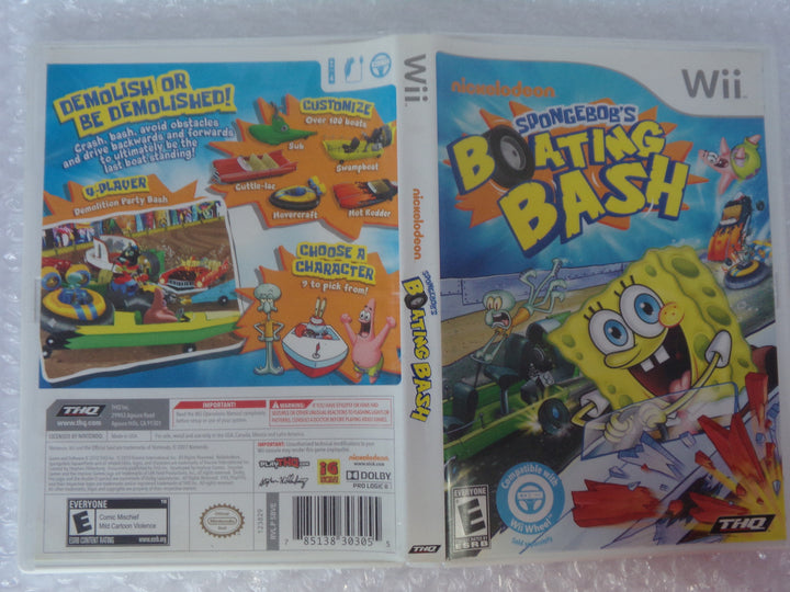 Spongebob's Boating Bash Wii Used