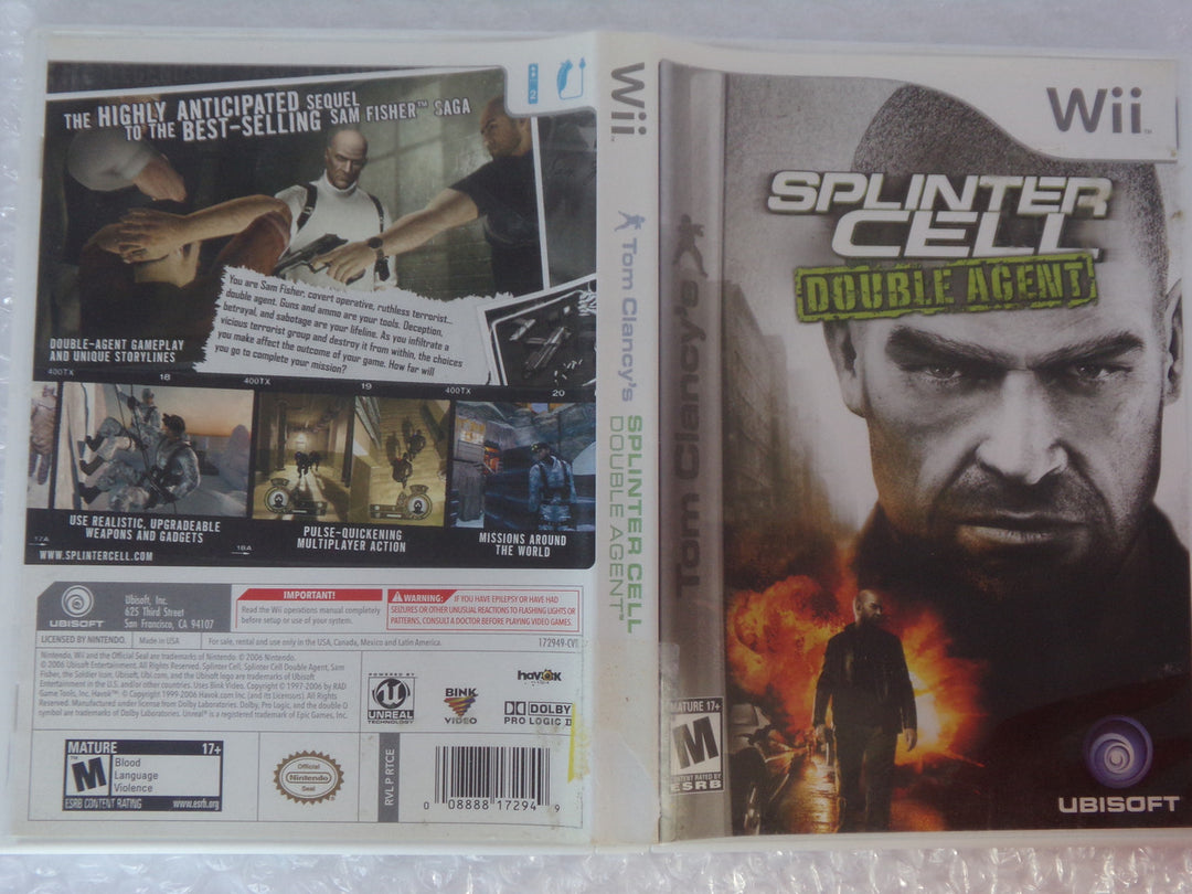 Splinter Cell: Double Agent Wii Used
