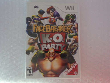 Facebreaker K.O. Party Wii Used