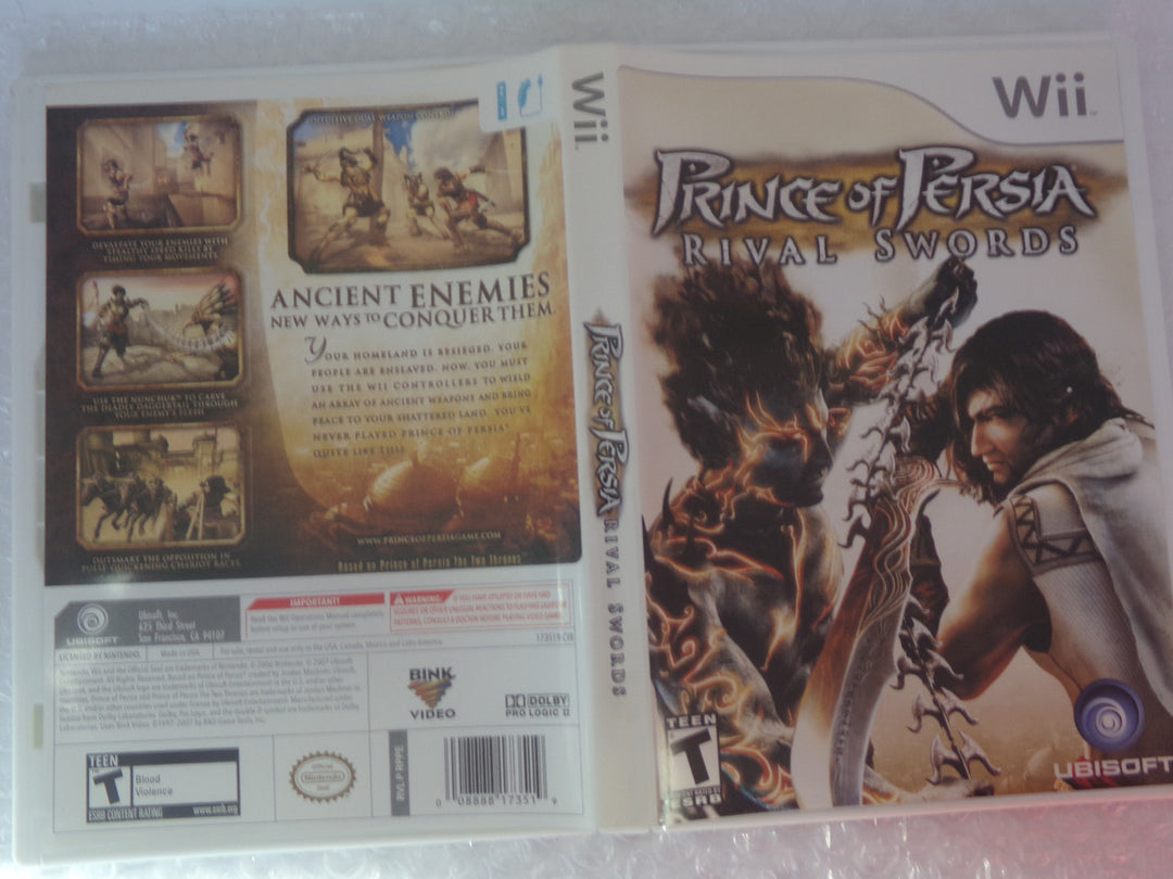 Prince of Persia: Rival Swords Wii Used